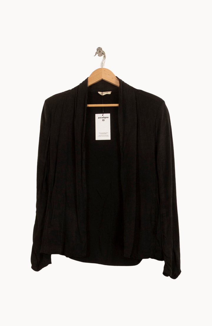 Blazer Noir - Taille S/36 de la marque American Vintage | PARAD46050 - Vendu par Paradigme - Image 2