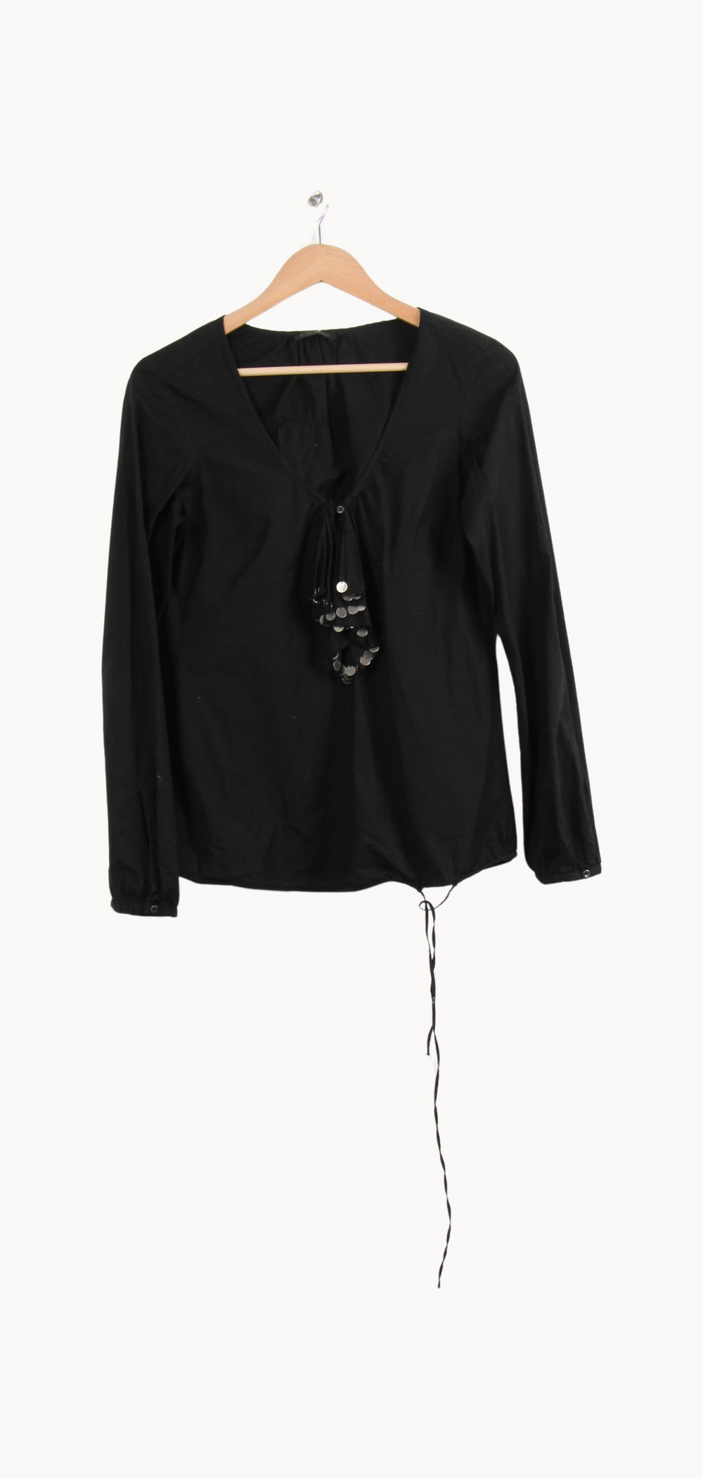 Blouse Noire - Taille S/36 de la marque IKKS | PARAD54824 - Vendu par Paradigme - Image 2