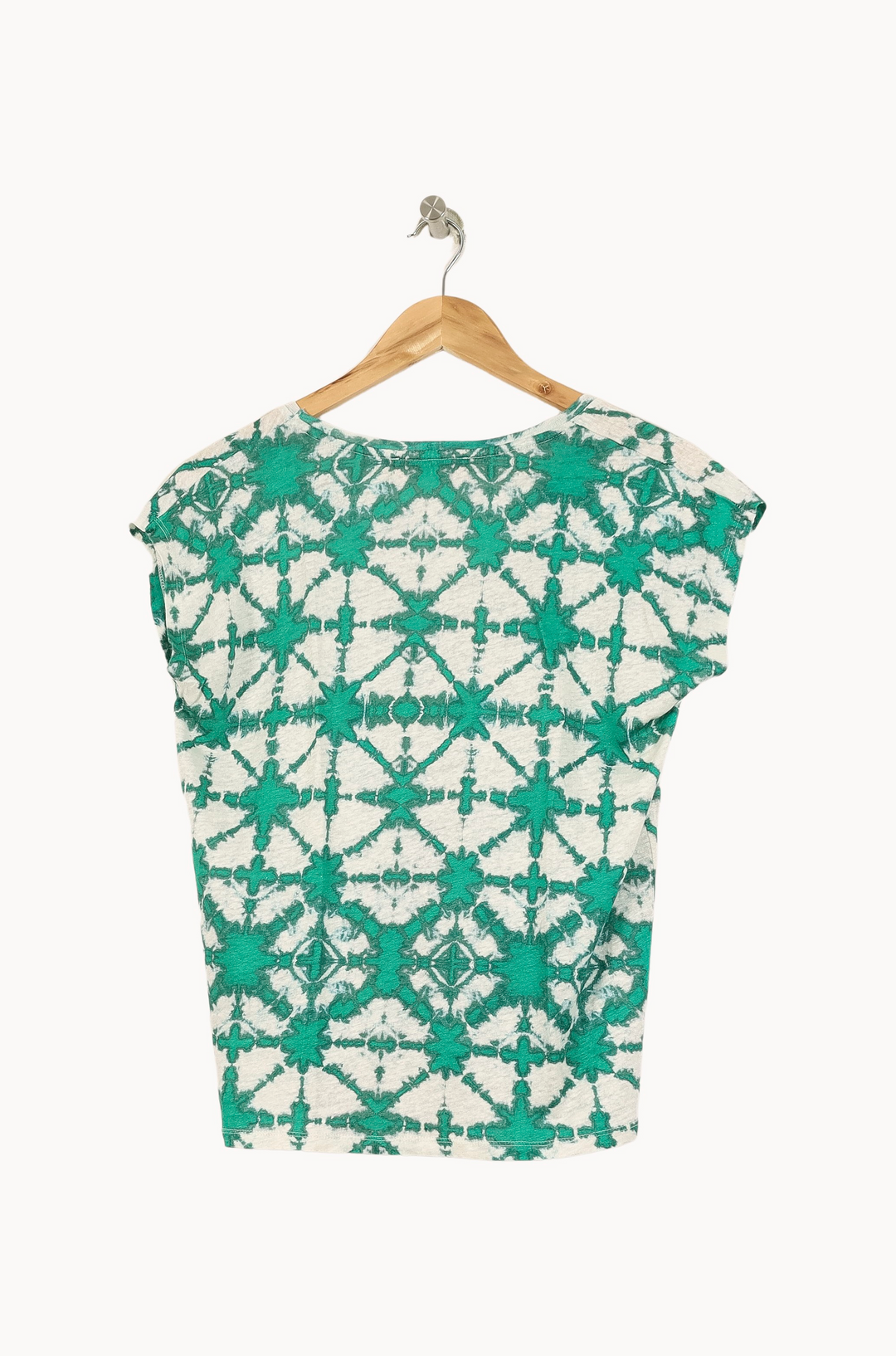 Tee-shirt Vert et Blanc - Taille M/38 de la marque La Fée Maraboutée | PARAD68961 - Vendu par Paradigme - Image 4