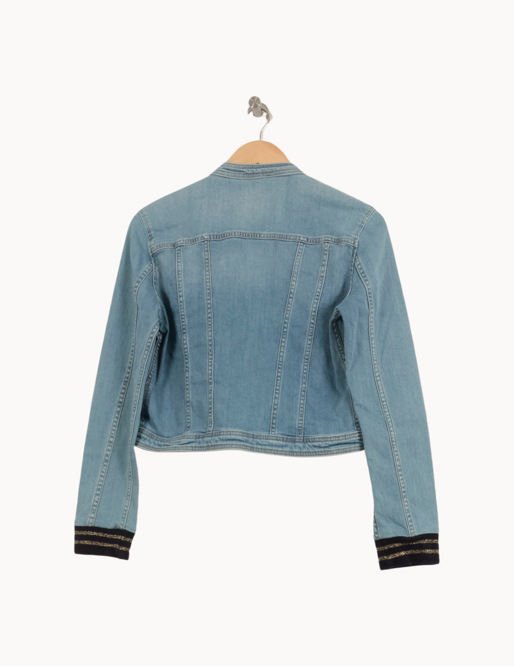 Veste en Jean Bleue - Taille L/40 de la marque One Step | PARAD66443 - Vendu par Paradigme - Image 4