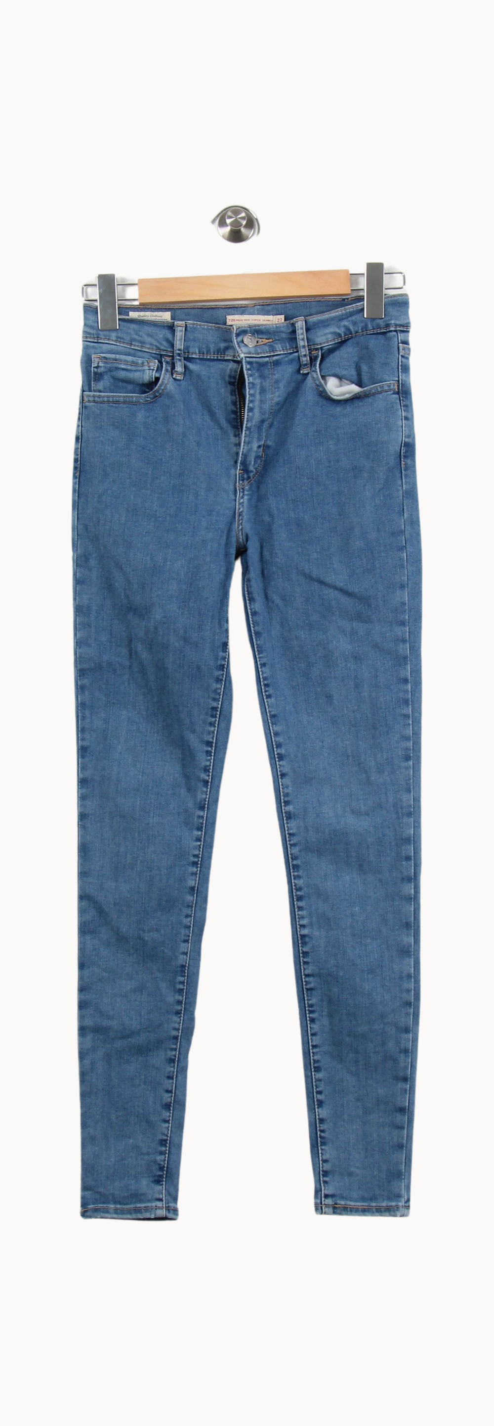 Jean Skinny Bleu - Taille M/38 de la marque Levi's | PARAD51319 - Vendu par Paradigme - Image 2
