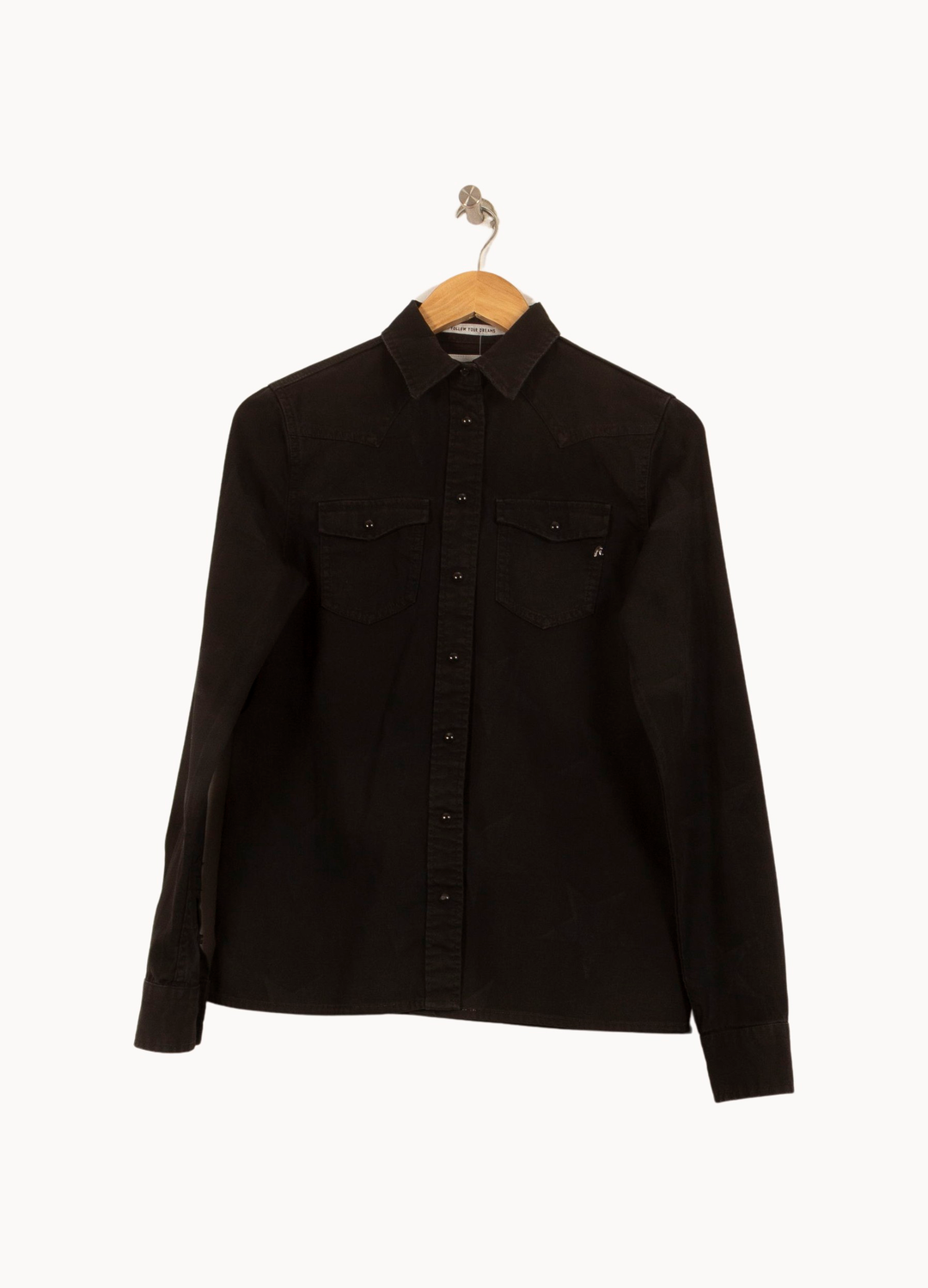 Chemise noire - Taille S/36 de la marque Replay | PARAD41961 - Vendu par Paradigme - Image 2