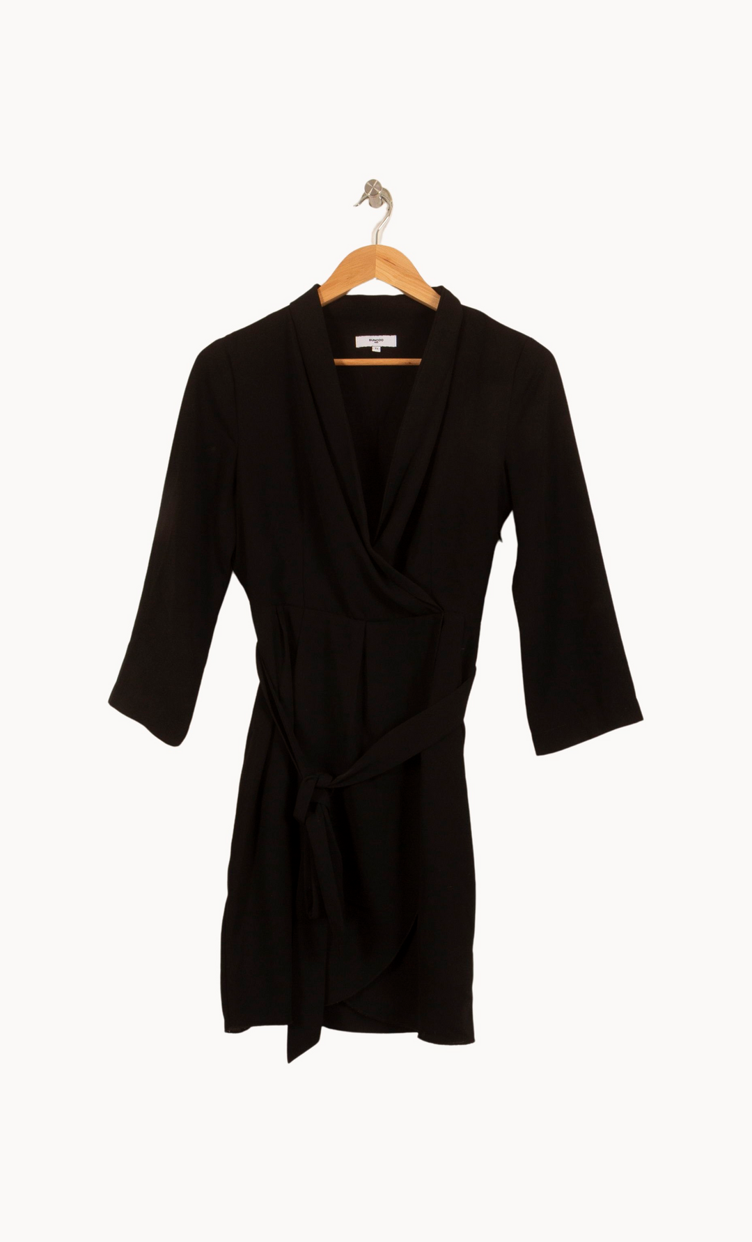 Robe Portefeuille Noire - Taille XS/34 de la marque La Fée Maraboutée | PARAD49991 - Vendu par Paradigme - Image 2