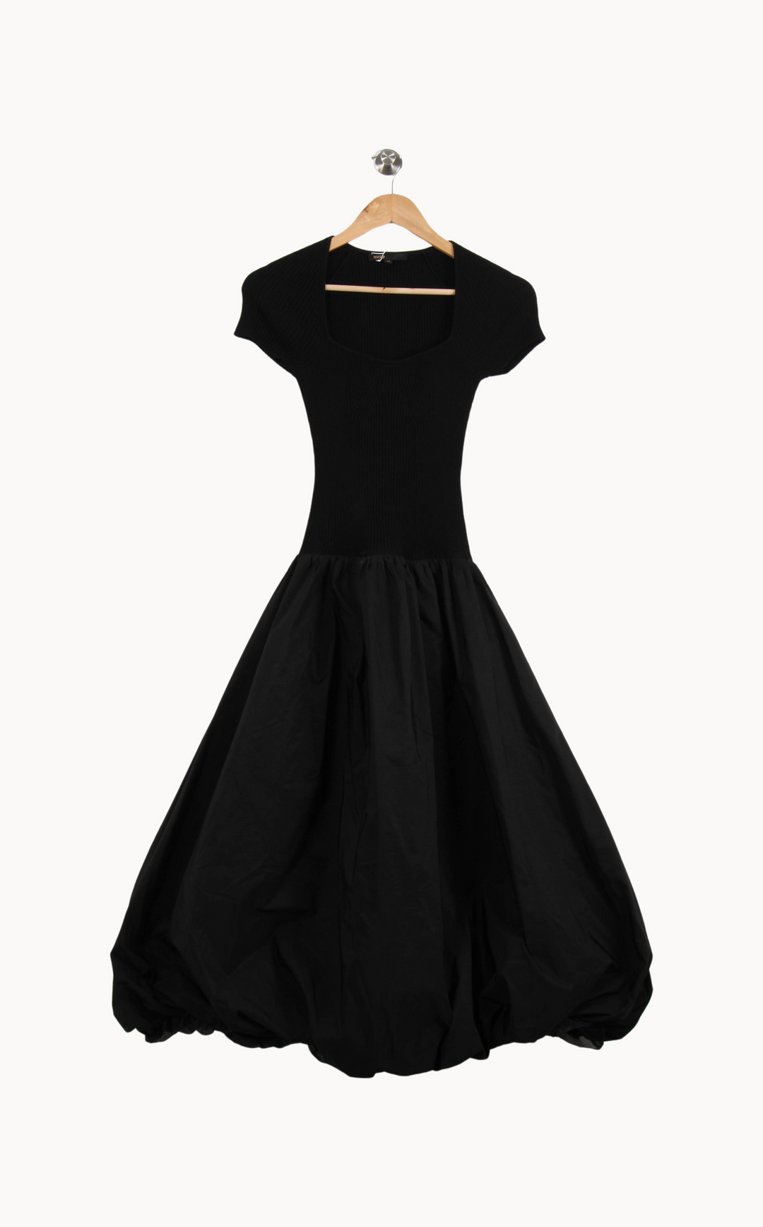Robe Bouffante Noire - Taille XS/34 de la marque Maje | PARAD67048 - Vendu par Paradigme - Image 2