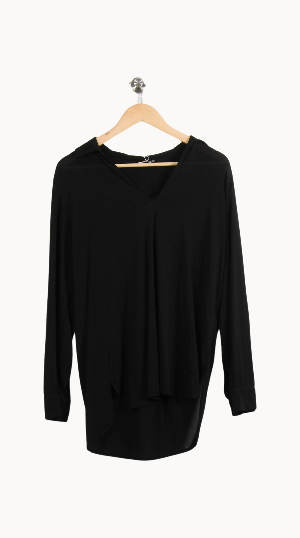 Blouse Noire - Taille M/38 de la marque Filippa K | PARAD65147 - Vendu par Paradigme - Image 2