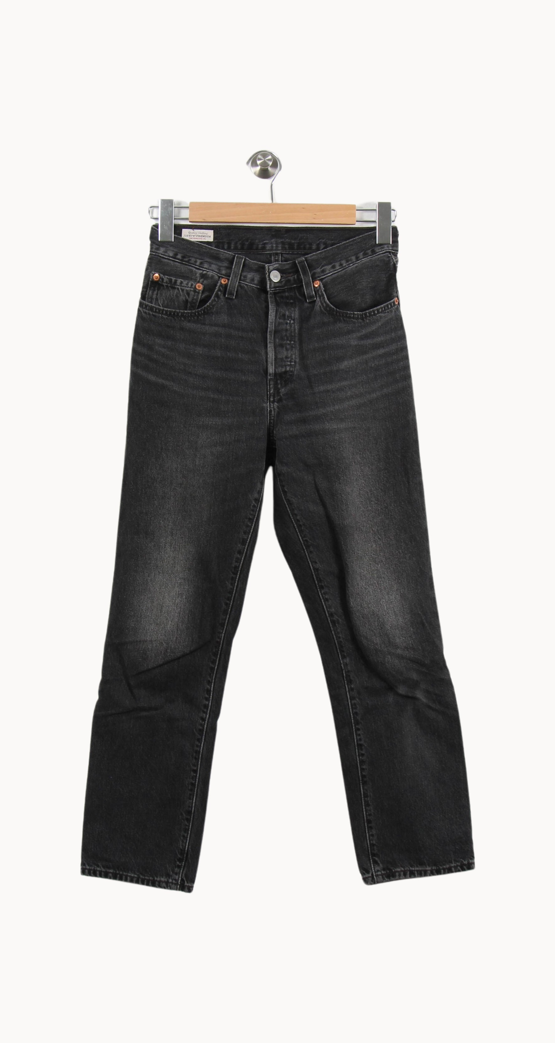 Jean Slim Gris - Taille L/40 de la marque Levi's | PARAD66666 - Vendu par Paradigme - Image 2
