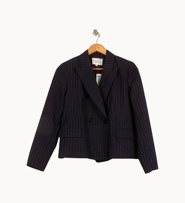 Blazer Bleu - Taille L/40 de la marque Claudie Pierlot | PARAD45926 - Vendu par Paradigme - Image 2