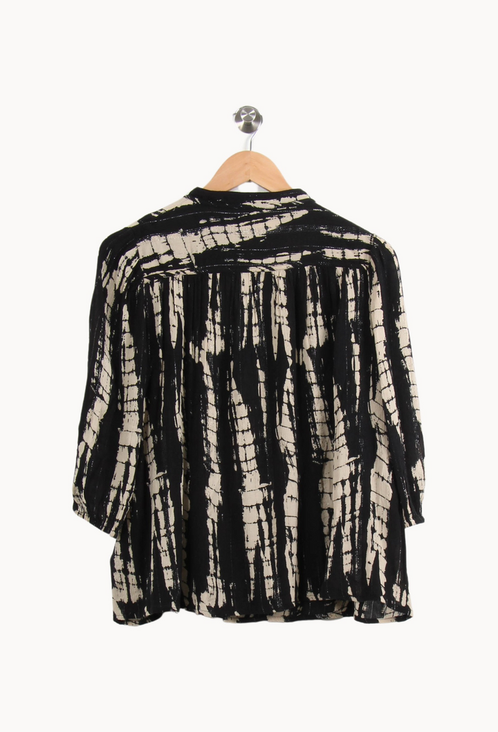 Blouse Noire et Blanche - Taille S/36 de la marque ba&sh | PARAD52482 - Vendu par Paradigme - Image 2