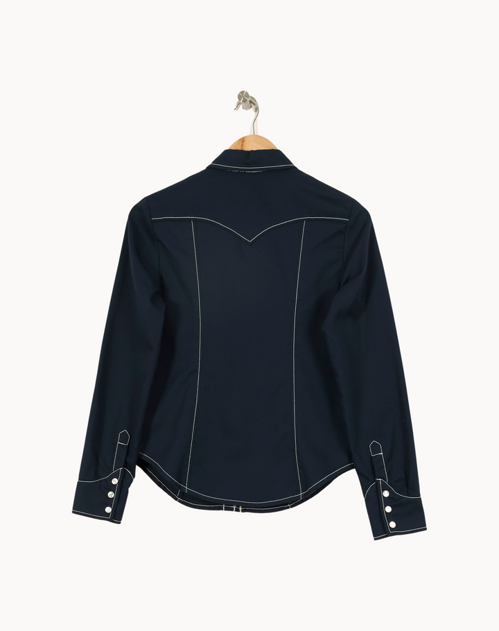 Veste Bleue - Taille S/36 de la marque Ines de la Fressange Paris | PARAD67925 - Vendu par Paradigme - Image 4