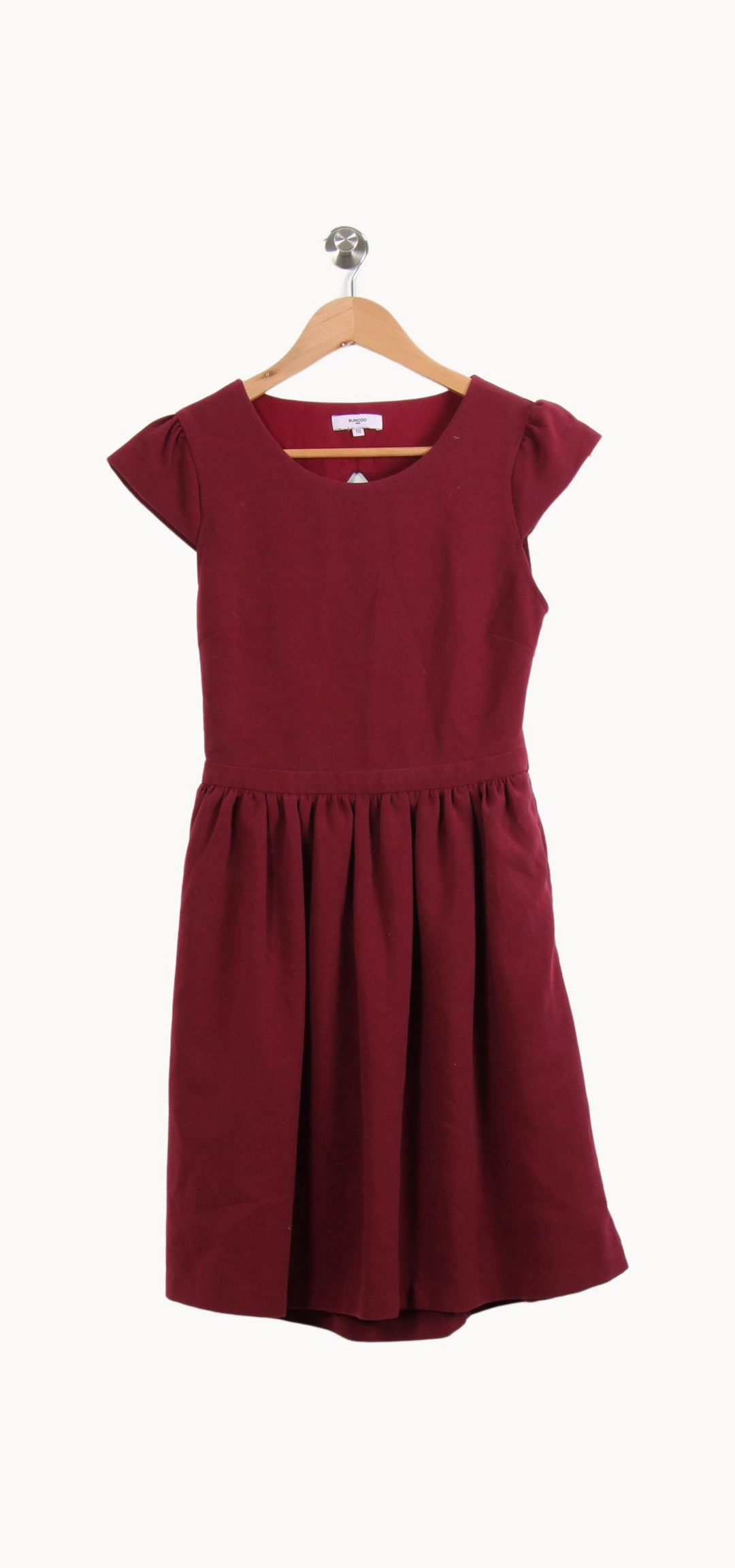 Robe Courte Bordeaux - Taille XS/34 de la marque Suncoo | PARAD51277 - Vendu par Paradigme - Image 2