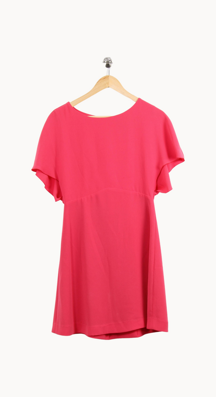 Robe Volantée Rose - Taille L/40 de la marque Max Mara | PARAD64881 - Vendu par Paradigme - Image 4
