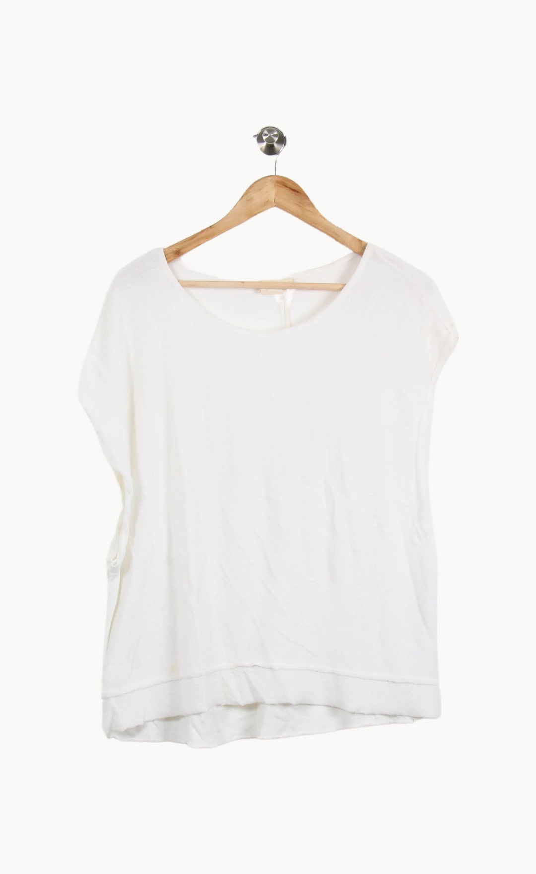 Pull Blanc - Taille S/36 de la marque American Vintage | PARAD54733 - Vendu par Paradigme - Image 2