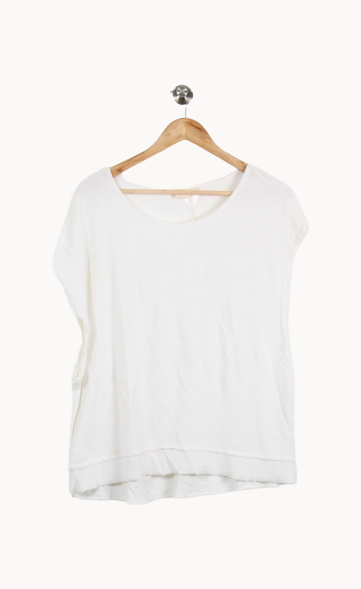 Pull Blanc - Taille S/36 de la marque American Vintage | PARAD54733 - Vendu par Paradigme - Image 2