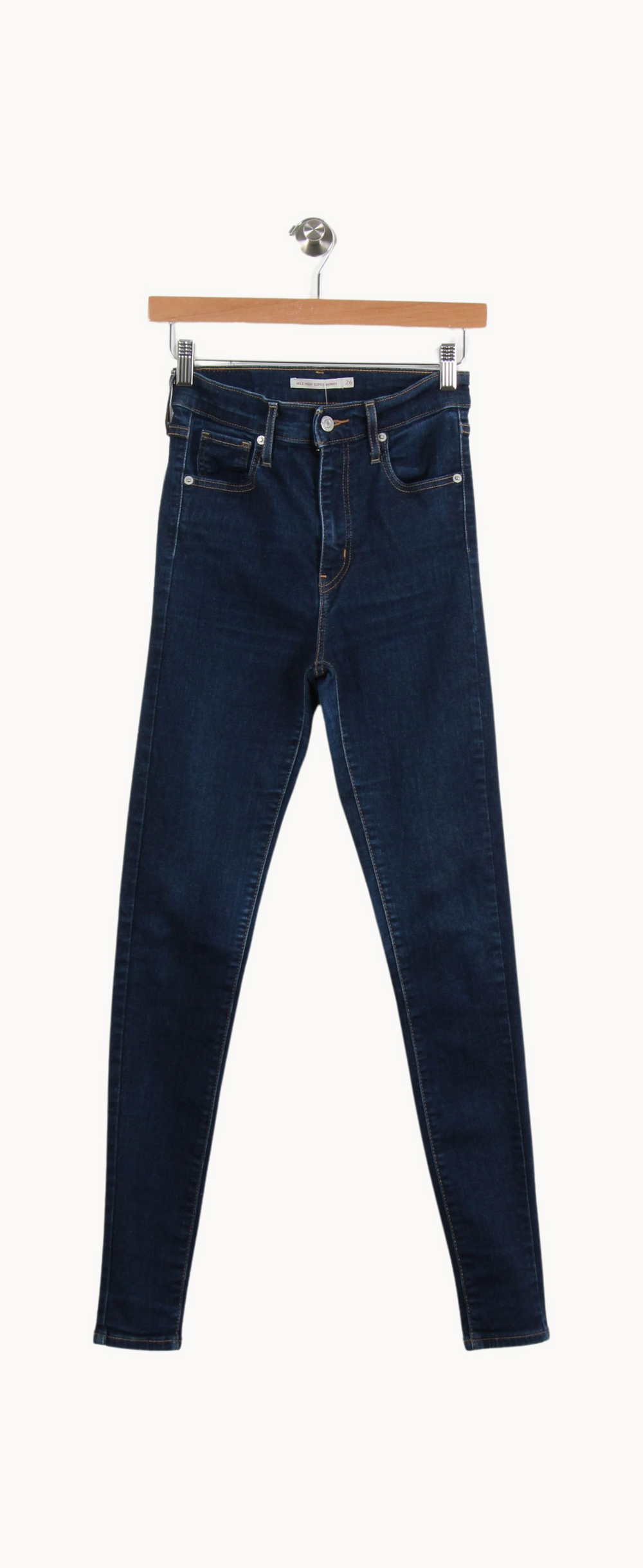Jean Skinny Bleu - Taille S/36 de la marque Levi's | PARAD24747 - Vendu par Paradigme - Image 2