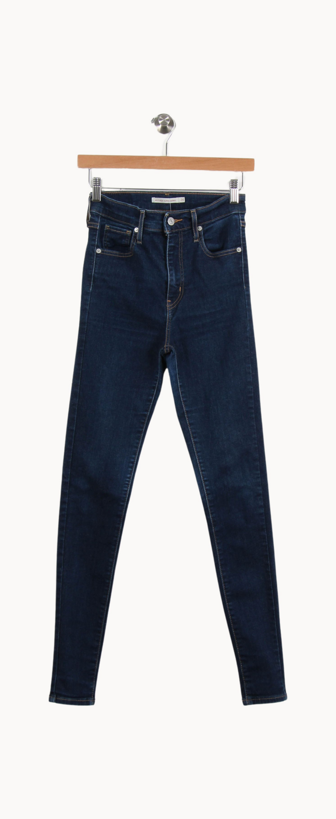 Jean Skinny Bleu - Taille S/36 de la marque Levi's | PARAD24747 - Vendu par Paradigme - Image 2