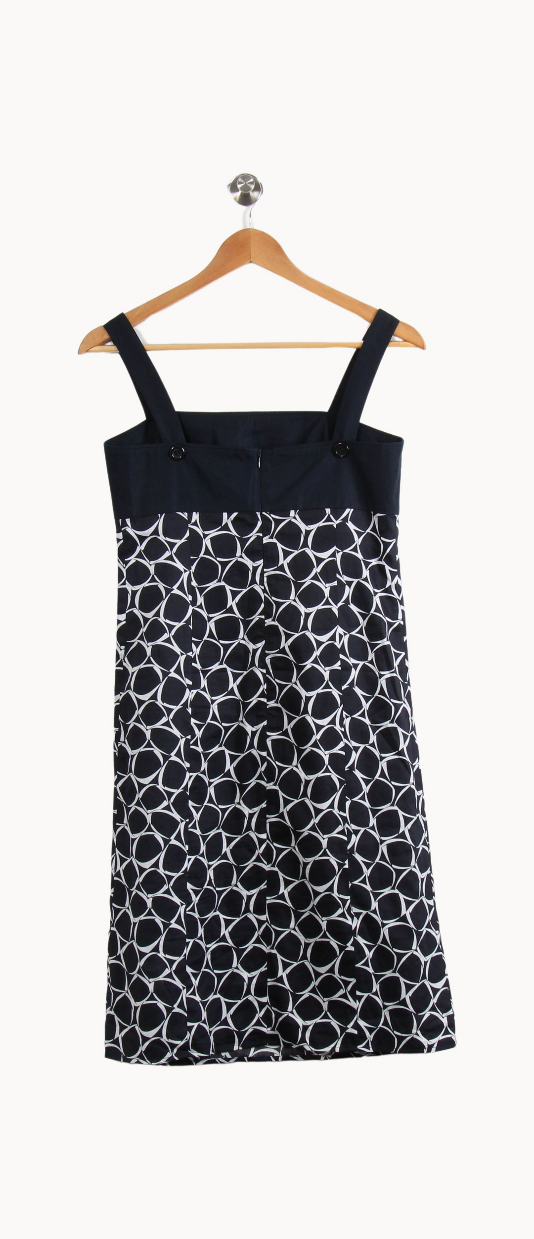 Robe Midi Noire et Blanche - Taille S/36 de la marque Maison 123 | PARAD39883 - Vendu par Paradigme - Image 4