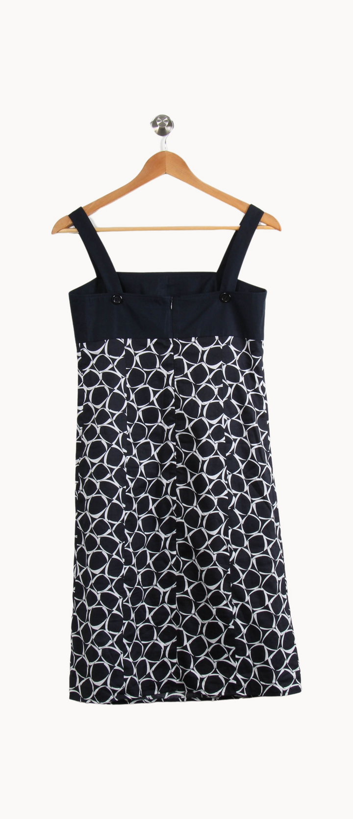Robe Midi Noire et Blanche - Taille S/36 de la marque Maison 123 | PARAD39883 - Vendu par Paradigme - Image 4
