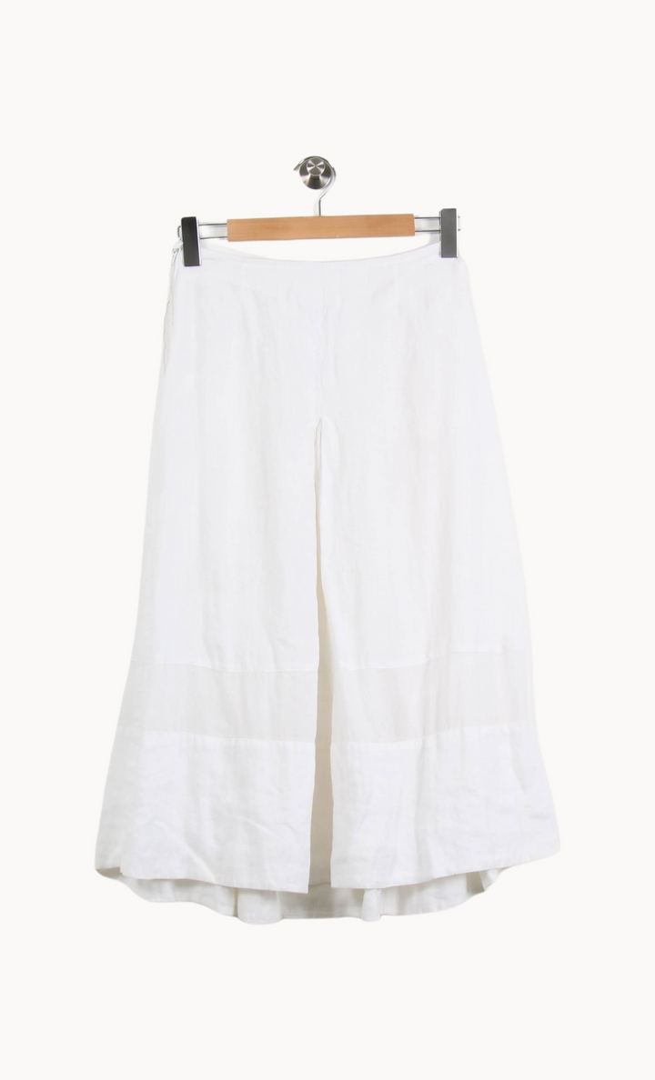 Jupe Midi Blanche - Taille M/38 de la marque Weekend Max Mara | PARAD62331 - Vendu par Paradigme - Image 4