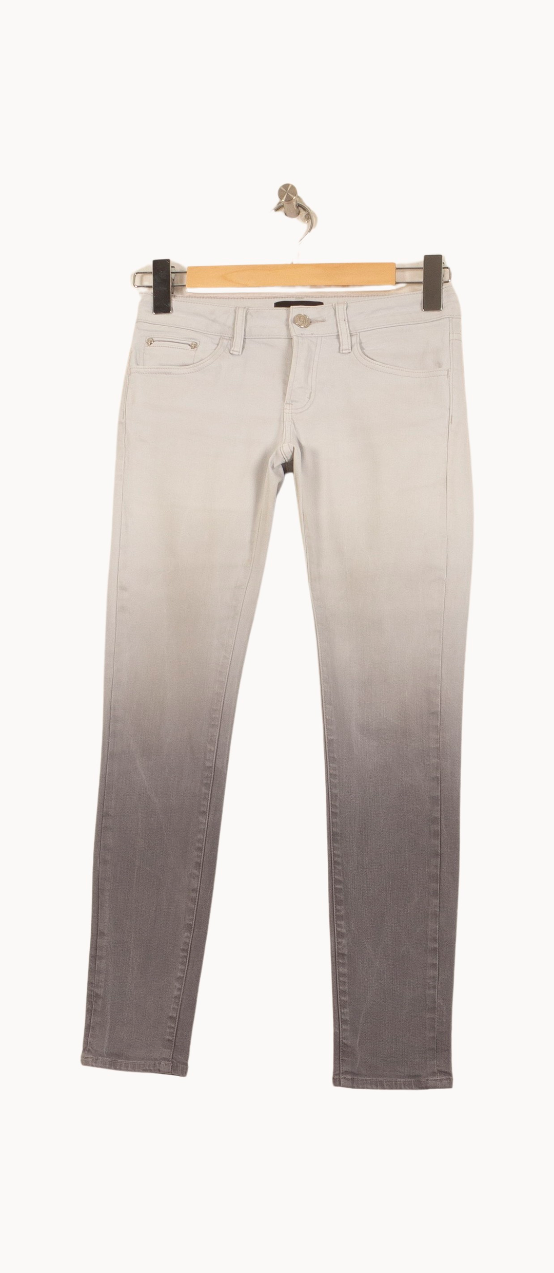 Jean Blanc et Gris - Taille XS/34 de la marque The Kooples | RVLI1012 - Vendu par Paradigme - Image 2