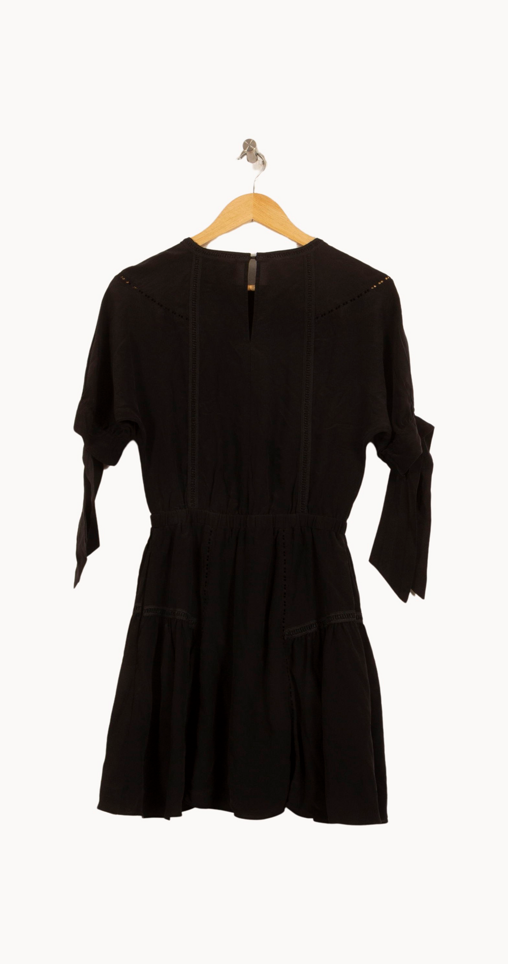 Robe Noire - Taille S/36 de la marque The Kooples | PARAD24692 - Vendu par Paradigme - Image 4