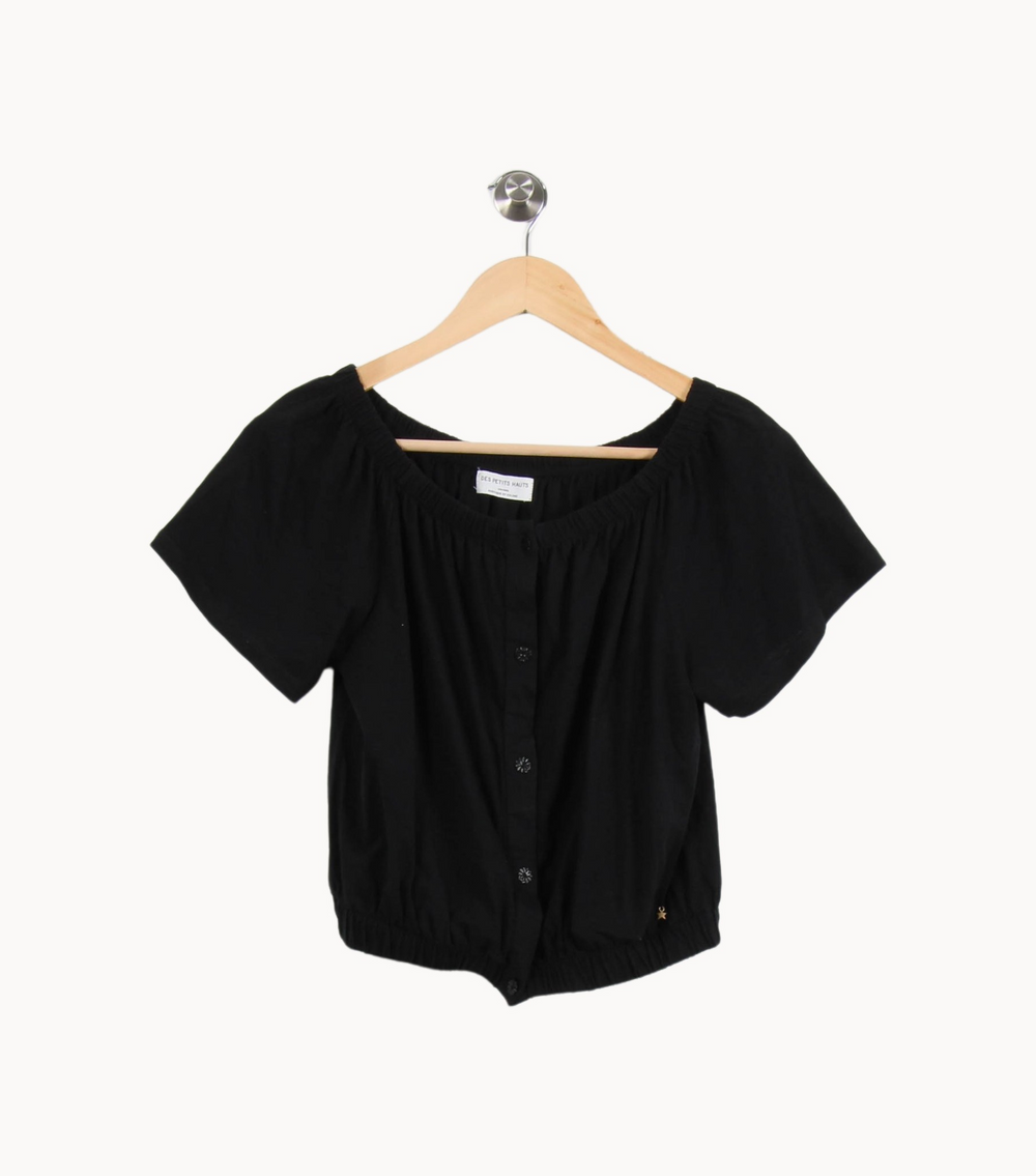 Blouse Noire - Taille XS/34 de la marque Des petits hauts | PARAD69098 - Vendu par Paradigme - Image 2