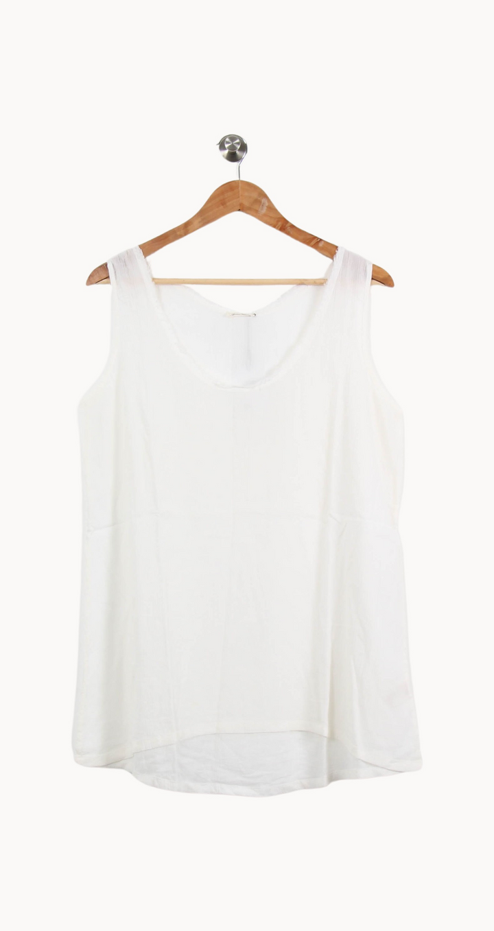 Débardeur Blanc - Taille S/36 de la marque American Vintage | PARAD52056 - Vendu par Paradigme - Image 2
