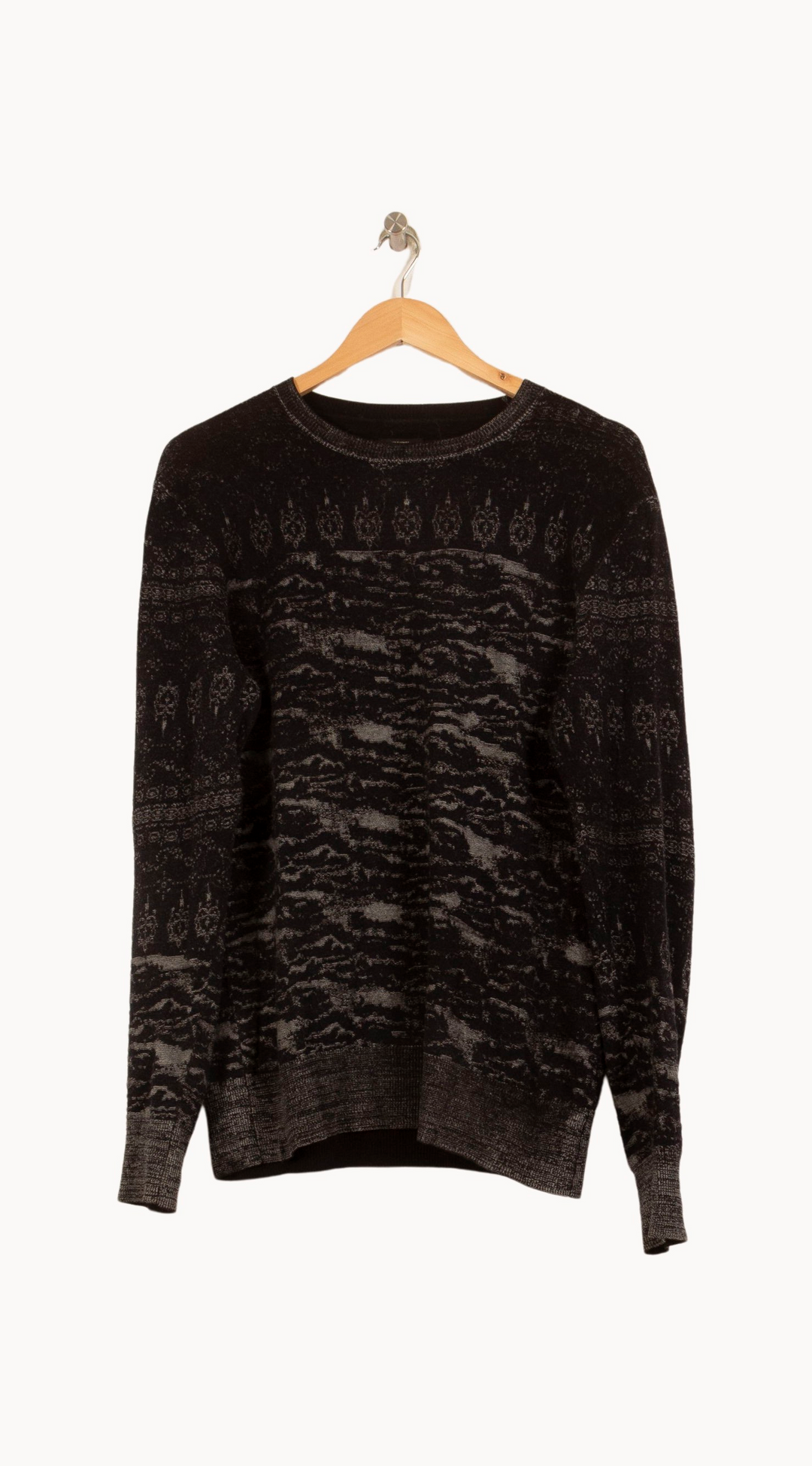 Pull Noir et Gris - Taille M/38 de la marque All Saints | PARAD46006 - Vendu par Paradigme - Image 2