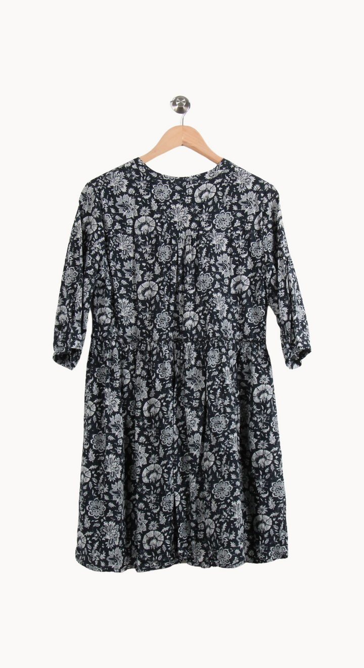 Robe Courte Bleu et Blanc - Taille L/40 de la marque Caroll | PARAD65081 - Vendu par Paradigme - Image 4