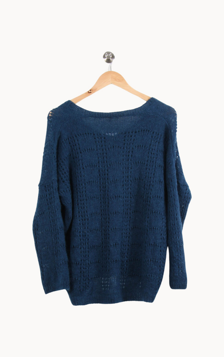 Pull Bleu - Taille S/36 de la marque Claudie Pierlot | PARAD39604 - Vendu par Paradigme - Image 4