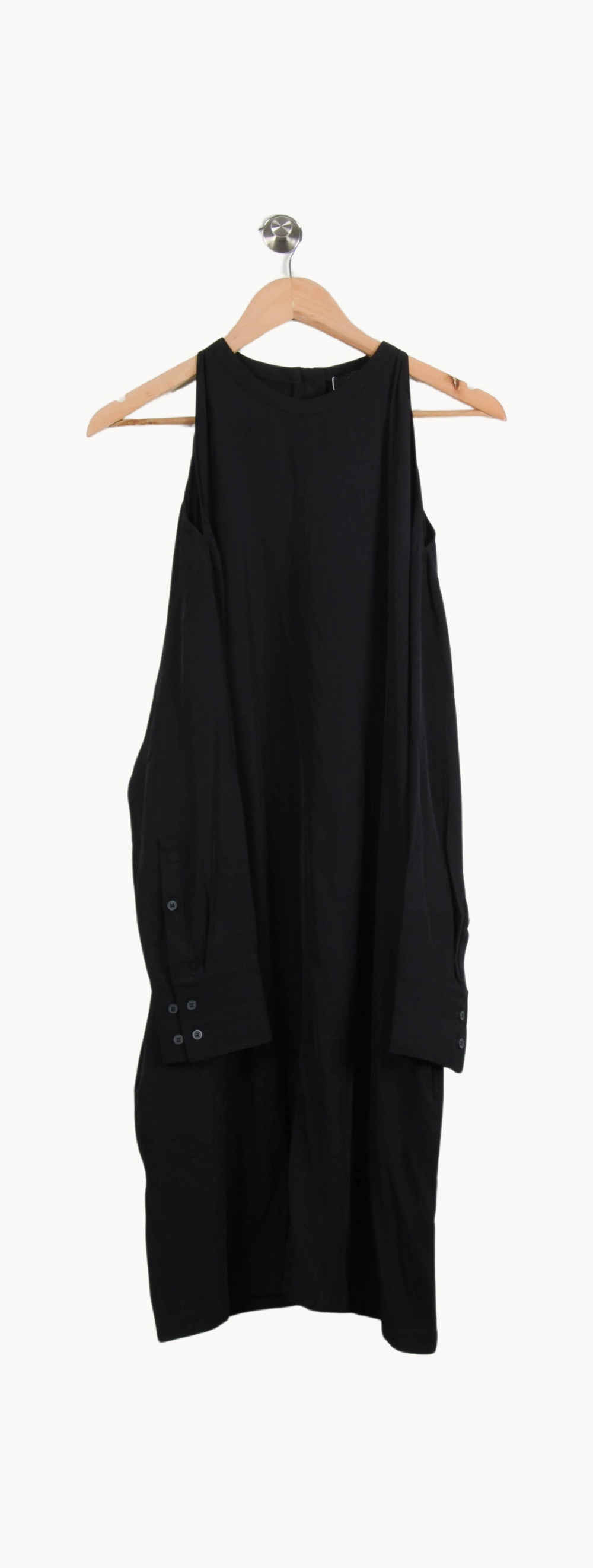 Robe Midi Noire - Taille M/38 de la marque COS | PARAD67269 - Vendu par Paradigme - Image 2