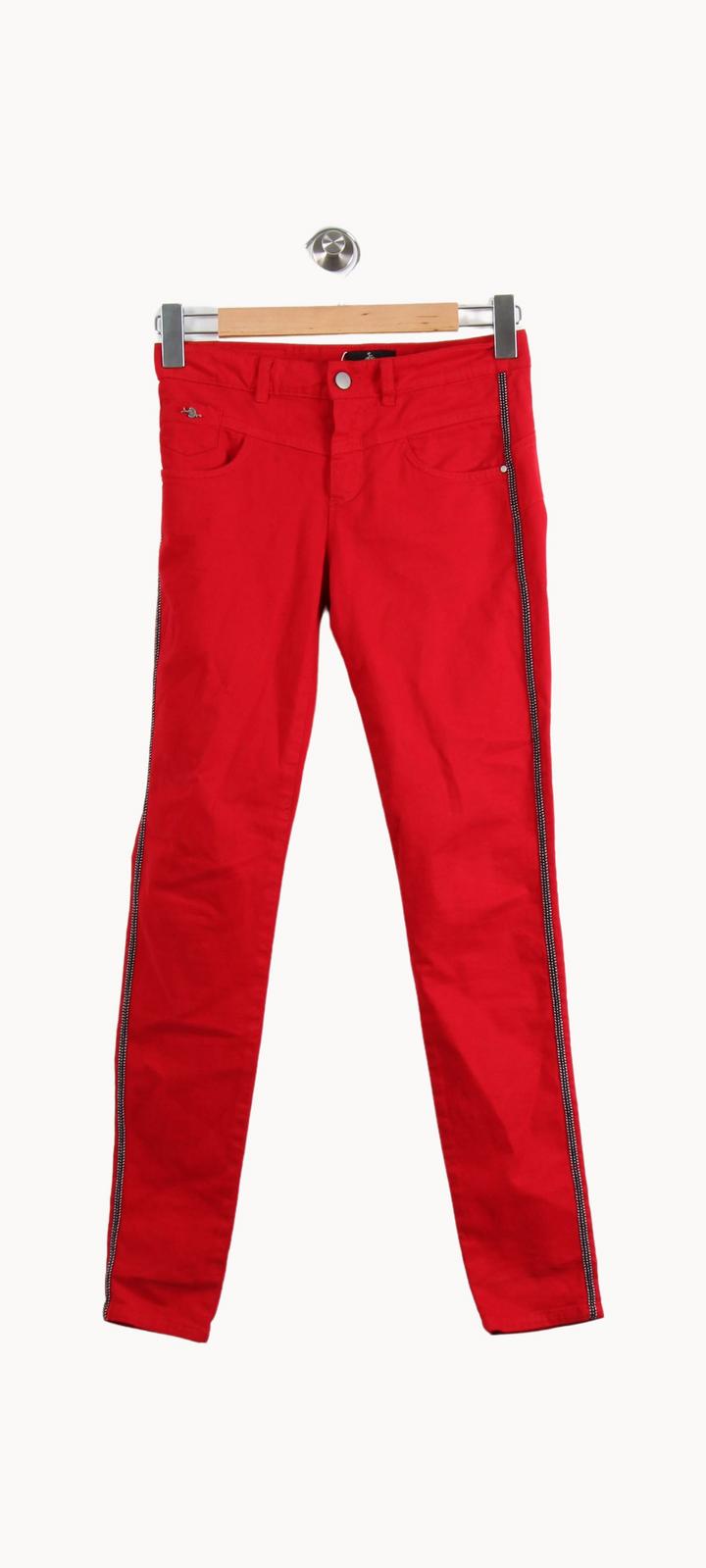 Jean Rouge - Taille XS/34 de la marque One Step | PARAD66590 - Vendu par Paradigme - Image 2