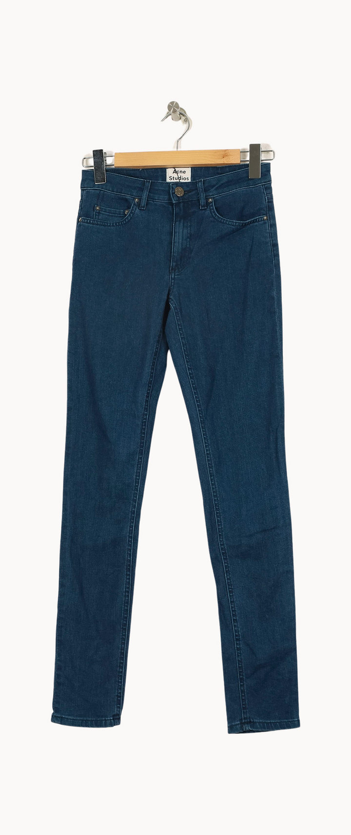 Jean Slim Bleu - Taille S/36 de la marque Acne Studios | PARAD35758 - Vendu par Paradigme - Image 2