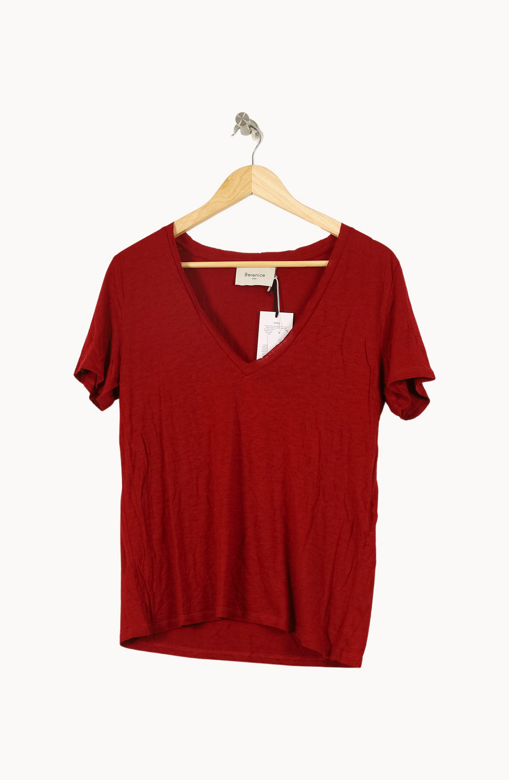 Tee-shirt Rouge - Taille S/36 de la marque Bérénice | PARAD67553 - Vendu par Paradigme - Image 2