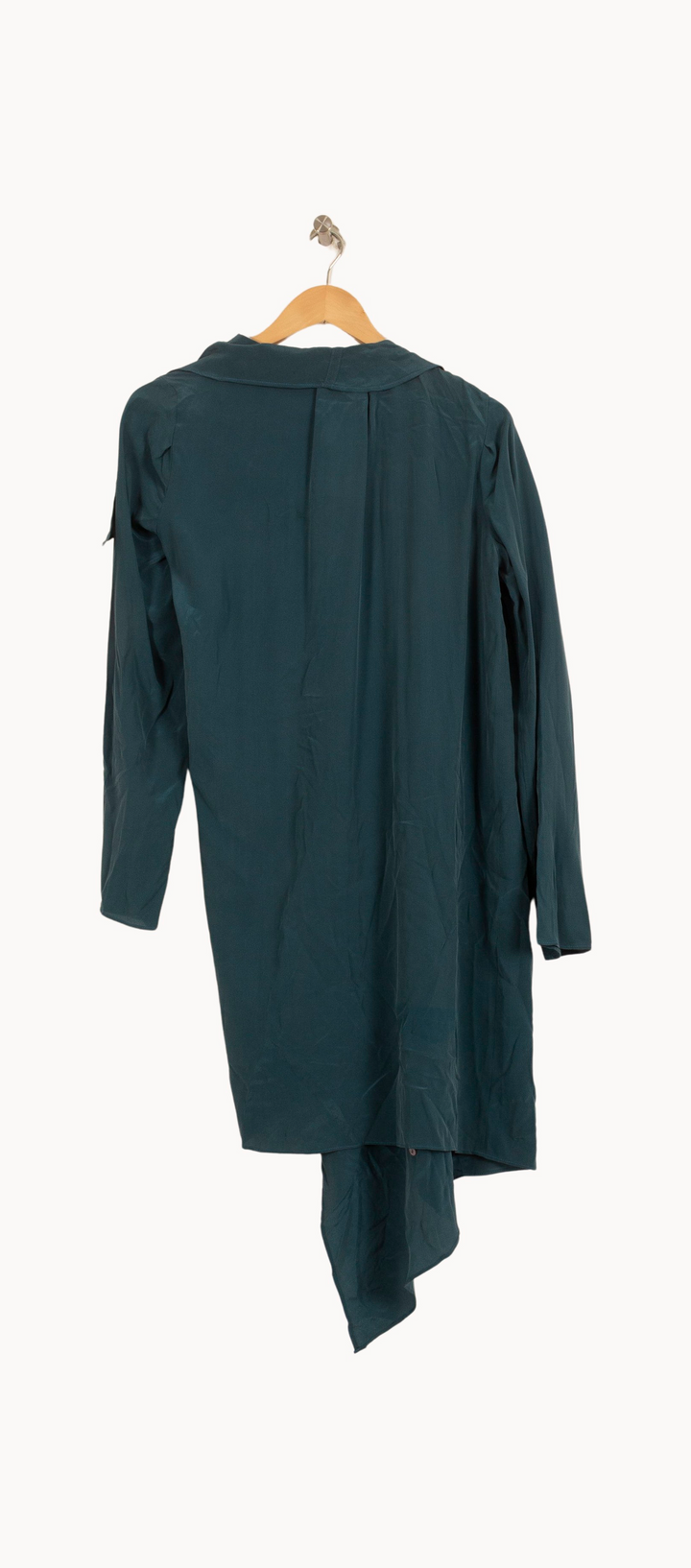 Robe Asymétrique Bleue - Taille M/38 de la marque Vanessa Bruno | PARAD51492 - Vendu par Paradigme - Image 4