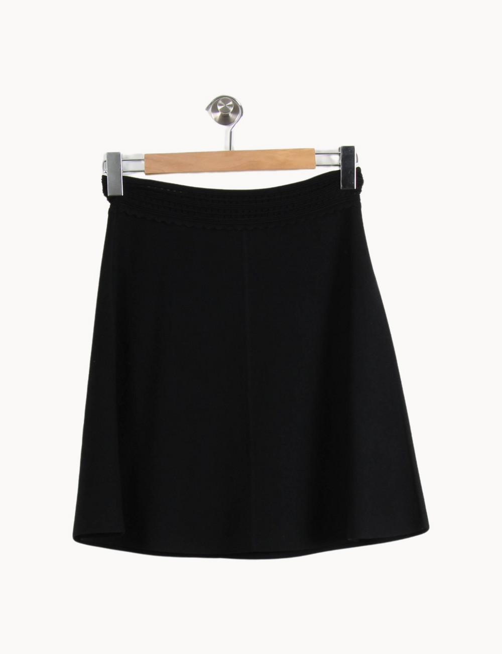 Jupe Courte Noire - Taille L/40 de la marque Sandro | PARAD66521 - Vendu par Paradigme - Image 4