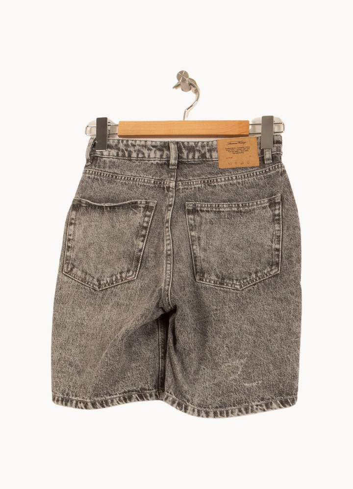 Short en Jean Gris - Taille XS/34 de la marque American Vintage | PARAD63895 - Vendu par Paradigme - Image 4