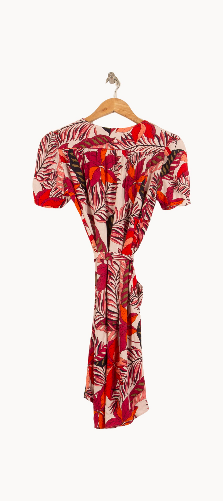 Robe Portefeuille Rose et Rouge - Taille M/38 de la marque ZAPA | PARAD64171 - Vendu par Paradigme - Image 4