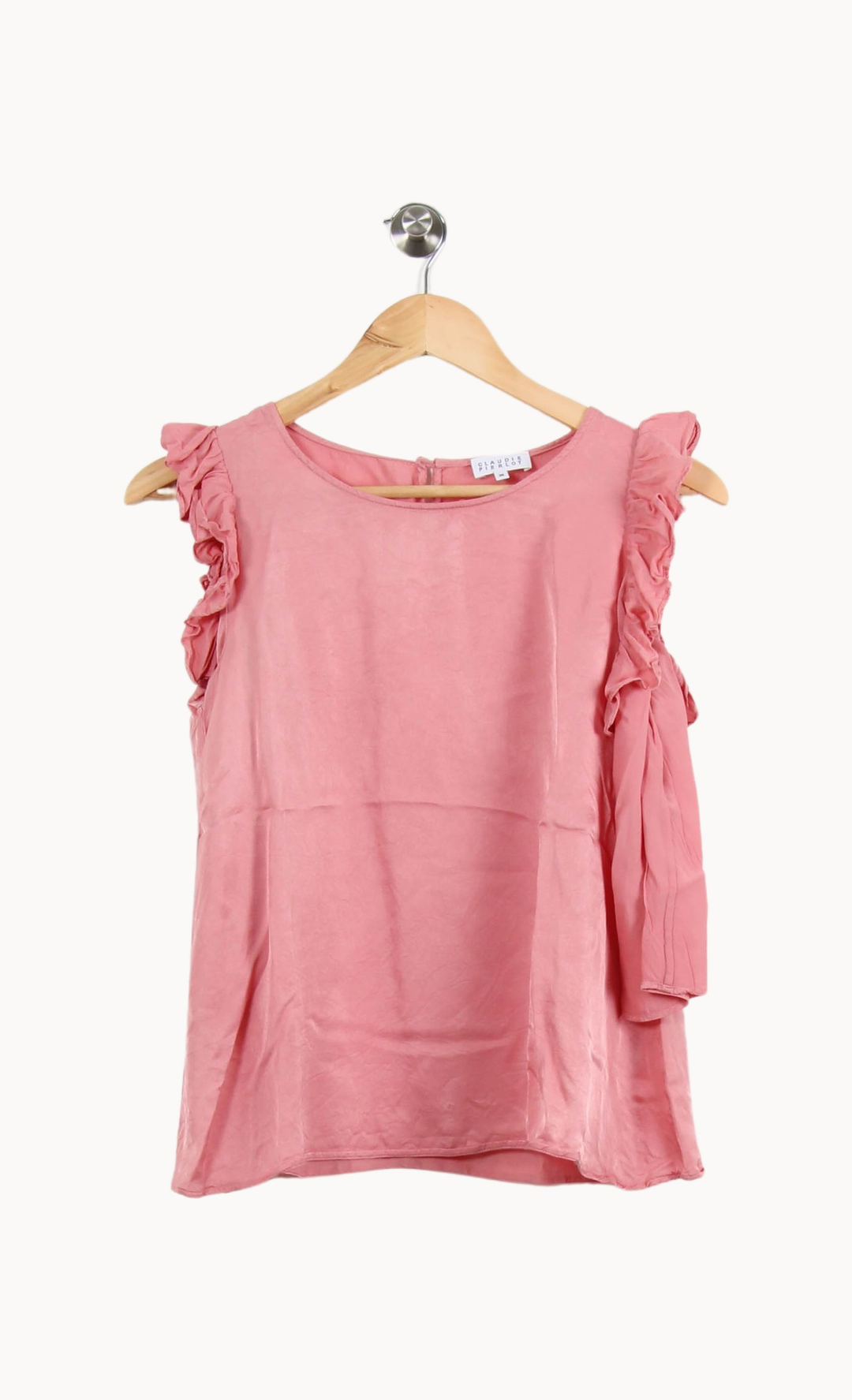Blouse Rose - Taille S/36 de la marque Claudie Pierlot | PARAD69513 - Vendu par Paradigme - Image 2