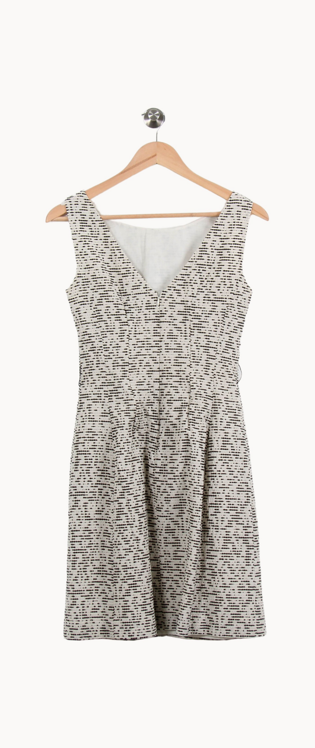 Robe Droite Blanche et Noire - Taille S/36 de la marque Maison 123 | PARAD69195 - Vendu par Paradigme - Image 4