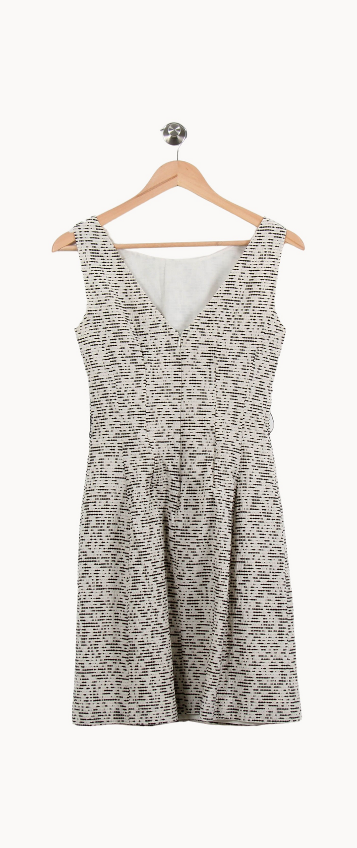 Robe Droite Blanche et Noire - Taille S/36 de la marque Maison 123 | PARAD69195 - Vendu par Paradigme - Image 4