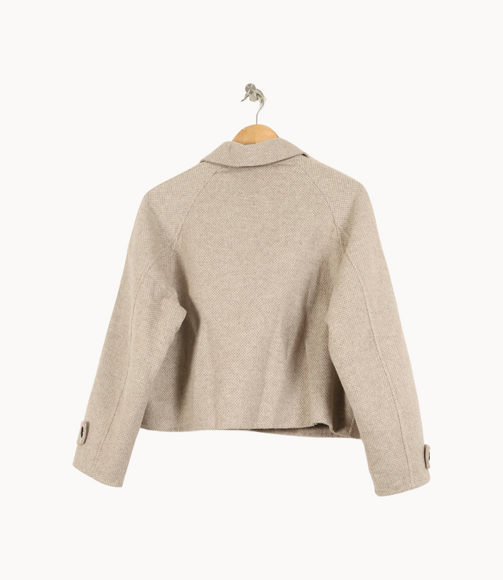 Veste Courte Beige - Taille S/36 de la marque Galeries Lafayette | PARAD69058 - Vendu par Paradigme - Image 4