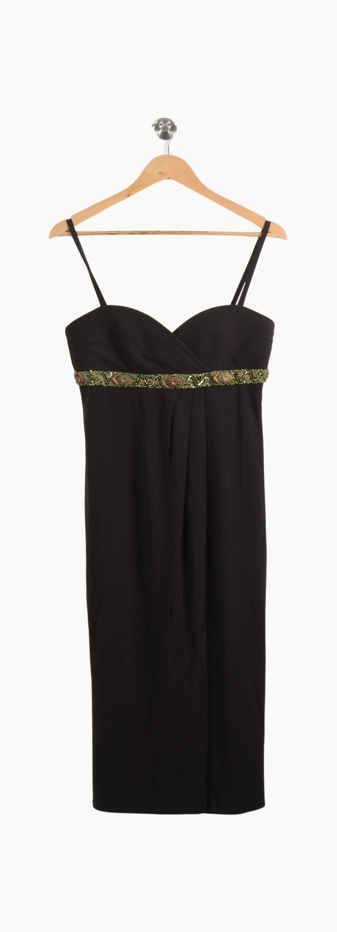 Robe Longue Marron - Taille XL/42 de la marque Max Mara | PARAD65228 - Vendu par Paradigme - Image 2