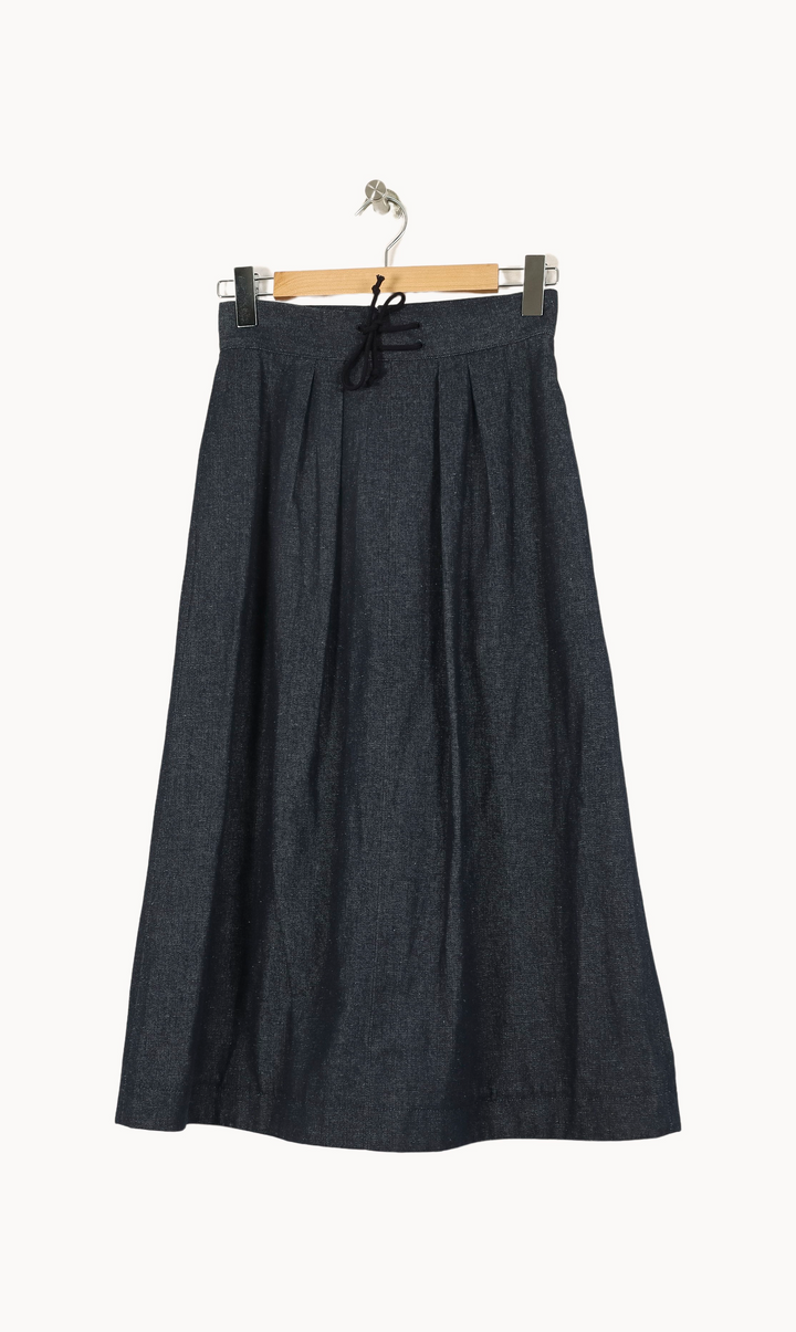 Jupe Longue Bleue - Taille S/36 de la marque Ines de la Fressange Paris | PARAD67930 - Vendu par Paradigme - Image 2