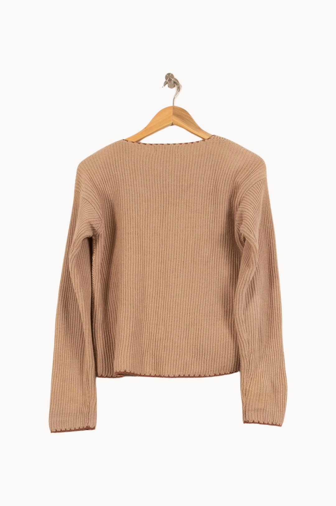 Cardigan Beige et Marron - Taille S/36 de la marque Derhy | PARAD50345 - Vendu par Paradigme - Image 4