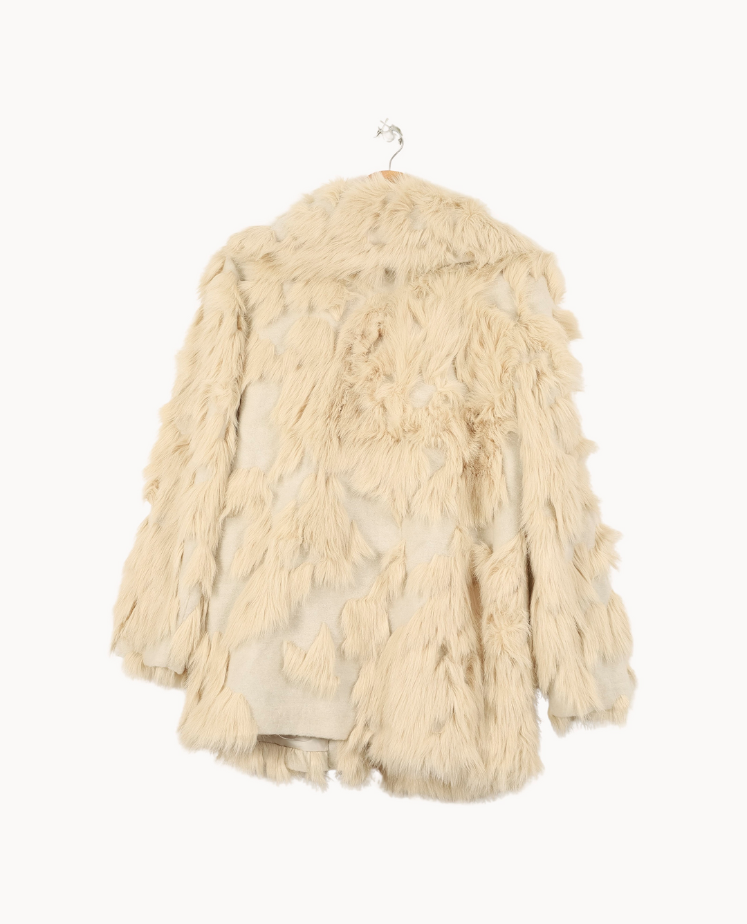 Manteau Fourrure Beige - Taille M/38 de la marque Bérénice | PARAD67572 - Vendu par Paradigme - Image 4