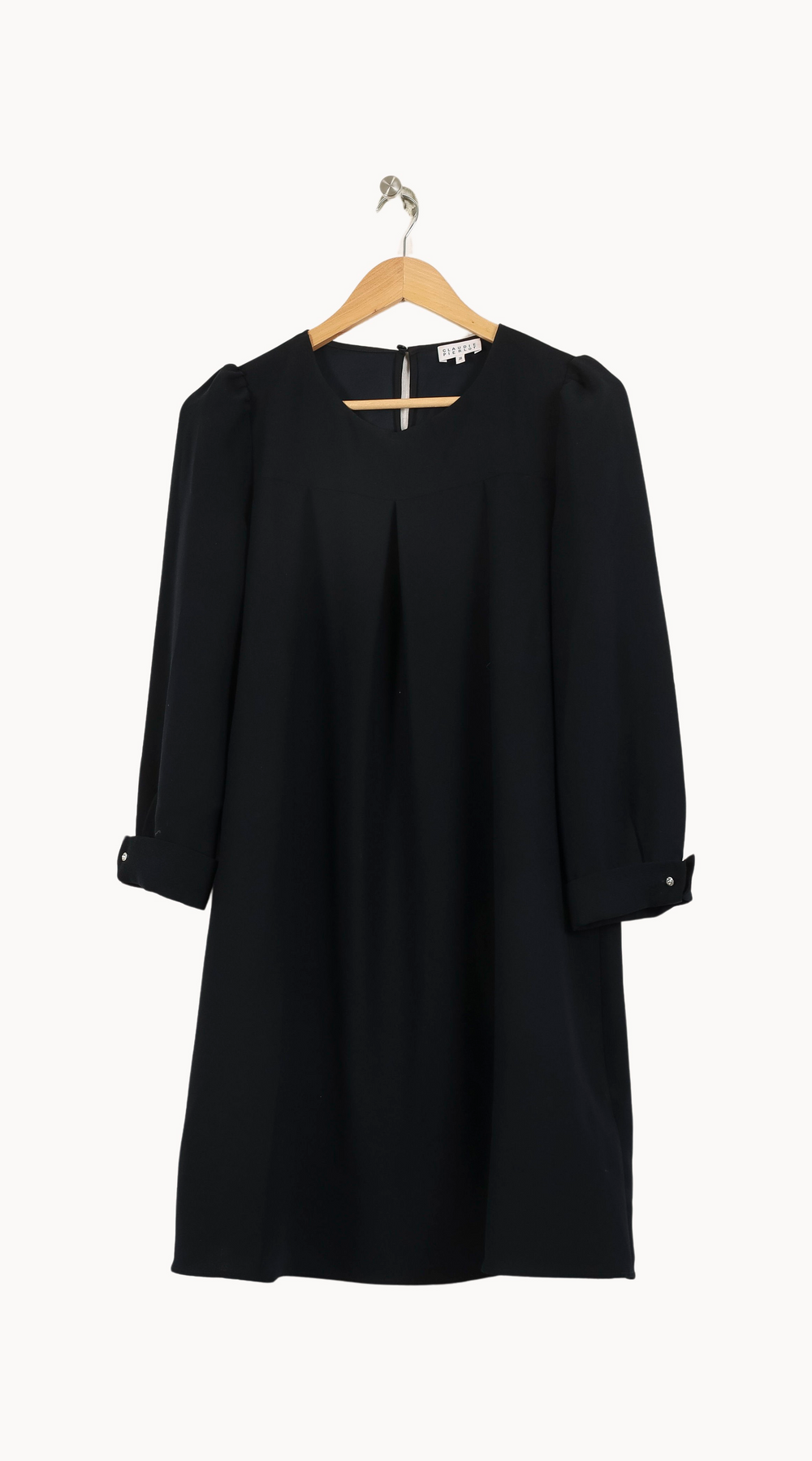Robe Droite Bleue - Taille M/38 de la marque Claudie Pierlot | PARAD52909 - Vendu par Paradigme - Image 2