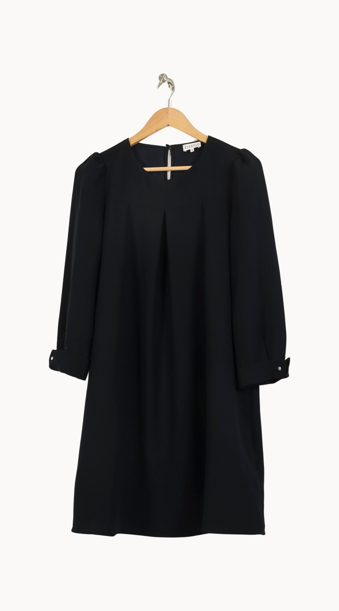 Robe Droite Bleue - Taille M/38 de la marque Claudie Pierlot | PARAD52909 - Vendu par Paradigme - Image 2