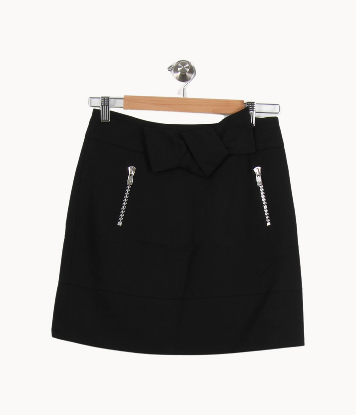 Jupe Courte Noire - Taille S/36 de la marque Claudie Pierlot | PARAD55559 - Vendu par Paradigme - Image 2