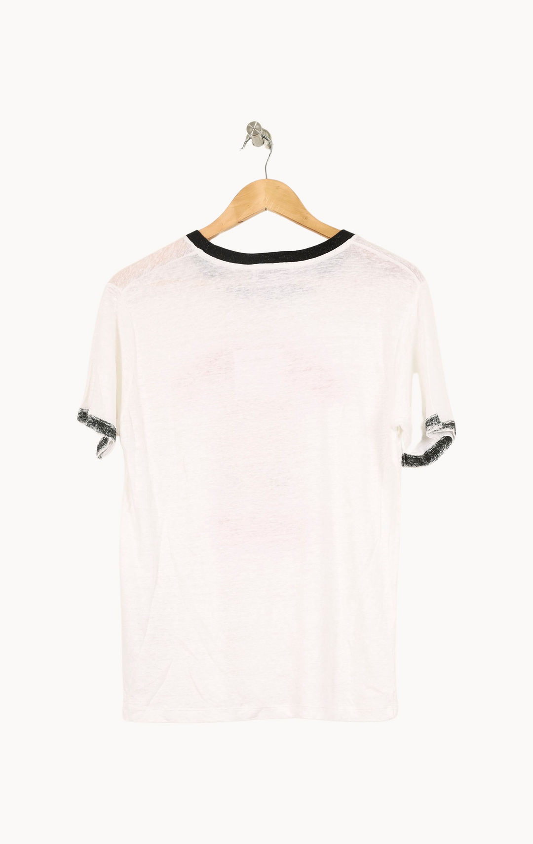 Tee-shirt Blanc et Noir - Taille XS/34 de la marque Imprevu | PARAD67511 - Vendu par Paradigme - Image 4