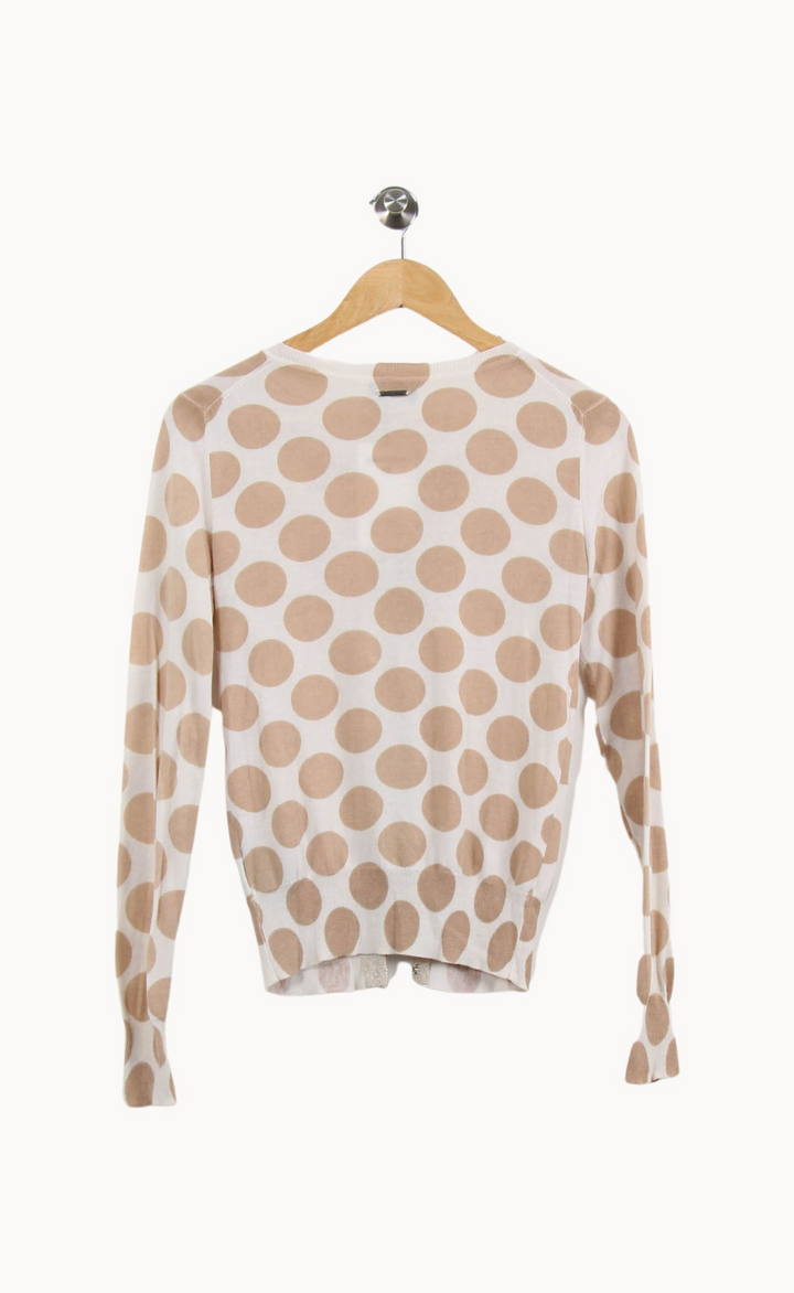 Cardigan Blanc et Beige - Taille XS/34 de la marque One Step | PARAD69189 - Vendu par Paradigme - Image 4